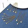 12Pcs 4 Styles 304 Stainless Steel Chain Extender FIND-FS0002-96A-8
