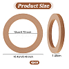 Wooden Spacer Ring for Car Speaker DIY-WH0430-396B-2