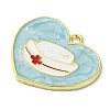 Medical Theme Alloy Enamel Pendants ENAM-U000-02B-05-2