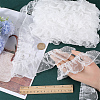 Gorgecraft 10M Polyester Pleated Lace Trim Ribbon DIY-GF0009-03C-3