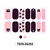 Glitter Nail Wraps Polish Decal Strips MRMJ-T078-ZA293-2