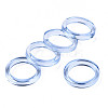 Transparent Acrylic Finger Rings RJEW-T010-02-3