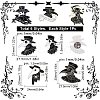 SUNNYCLUE 6Pcs 6 Style Plague Doctor Enamel Pin JEWB-SC0001-27-2