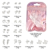 2 Pairs Alloy Stud Earrings for Women EJEW-FS0001-27K-6