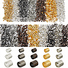 4500Pcs 15 Styles Brass Crimp Beads KK-PA0001-08-1