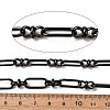 304 Stainless Steel Rectangle Link Chains CHS-Z007-22B-3
