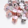 Alloy Enamel European Beads MPDL-T001-04M-1