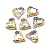 Pointed Back Glass Rhinestone Cabochons RGLA-T031-12x13mm-09-1