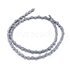 Non-magnetic Synthetic Hematite Beads Strands G-P338-13B-4x5mm-2