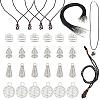   DIY Cage Pendant Necklace Making Finding Kit DIY-PH0013-81-1