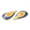 Enamel Pendants STAS-E040-11G-03-2