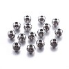Tarnish Resistant 201 Stainless Steel Beads STAS-G162-01P-6mm-1