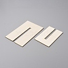 5Pcs Wood Bow Tie Boards DIY-WH0049-10-2