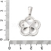 304 Stainless Steel Pendants LS-STAS-Q349-01B-P-3
