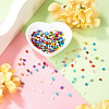 300Pcs Opaque Colours Glass Seed Beads EGLA-TA0013-74-5