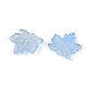 Baking Paint Transparent Glass Pendants DGLA-N014-11A-01-2