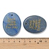 Natural Blue Aventurine(Dyed & Heated) Pendants G-K353-06F-3
