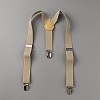 Adjustable Polyester Y-Shaped Heavy Duty Suspenders AJEW-WH0307-23C-1