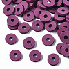 Handmade Polymer Clay Beads CLAY-R067-6.0mm-B05-1