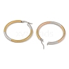 201 Stainless Steel Hoop Earrings EJEW-I309-35GP-2