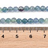Natural Fluorite Beads Strands G-L662-A02-4mm-5
