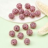 Polymer Clay Rhinestone Beads RB-H284-8MM-209-4