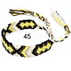 Cotton Braided Rhombus Pattern Cord Bracelet FIND-PW0013-003A-45-1