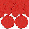 CRASPIRE 100Pcs Adhesive Wax Seal Stickers DIY-CP0009-90A-1