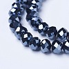 Electroplate Glass Beads Strands LS-EGLA-A044-P3mm-A18-3