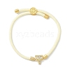 Adjustable Nylon Cord Bracelets X-BJEW-C096-01G-20-4