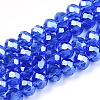 Electroplate Glass Beads Strands EGLA-A034-T6mm-A32-1