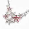 Alloy Bib Statement Necklaces NJEW-WH0002-01P-2