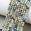 Natural Blue Azurite Beads Strands GG-CBAE031-A03-3mm-1