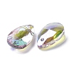 Faceted Teardrop Glass Pendants X-GLAA-O008-A16-3