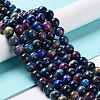 Natural Rainbow Tiger Eye Beads Strands G-NH0002-A01-B01-2