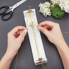 Plastic Knitting Bracelet Jig Tool TOOL-WH0134-29-3