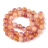 Dyed Natural White Jade Beads Strands G-T138-8mm-210-31-2