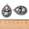 Tibetan Style Alloy Big Pendants PALLOY-TAC0044-12AS-3