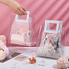 Valentine's Day Rectangle Transparent PVC Storage Bags with Handle ABAG-WH0046-05B-3