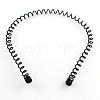 Hair Accessories Iron Wavy Hair Band Findings X-OHAR-Q043-03-1