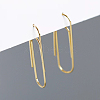 Fashionable S925 Sterling Silver Paperclip Dangle Earrings SI3484-1-1