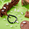 20Pcs 4 Styles Alloy Bead Caps & Pendant Cabochons Settings FIND-TA0010-07-8