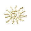 Hammered Alloy Pendants X-PALLOY-B016-03A-G-2