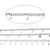 304 Stainless Steel Curb Chains CHS-G041-02P-05-2