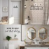 PVC Quotes Wall Sticker DIY-WH0200-049-6