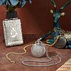 2Pcs 2 Style Iron Clip Pocket Watch Chain DIY-UN0003-62-2