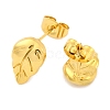 Ion Plating(IP) 304 Stainless Steel Stud Earrings EJEW-H013-21G-2