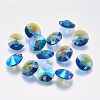 Faceted Glass Rhinestone Charms RGLA-F049-12mm-206PS-1