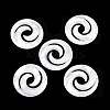 Natural White Shell Cabochons SSHEL-B006-05-2