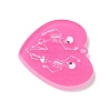 Halloween Printed Acrylic Pendants OACR-A042-01B-2